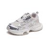 Estação Europeia Celebridade da Internet Sapatos Torre Femininos Ins Tendência 2025 Primavera Novo Moda Coreana Tendência Sola Grossa Sapatos Esportivos