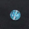 Fabricantes suministran aretes colgantes de cuentas de vidrio con diseño de flor de trigo antigua luminosa, aretes de cuentas de vidrio simples y modernos.