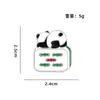 Pegatina para Teléfono Móvil Aleación Pegamento Fuerte Aceite Goteando Forma de Panda Mahjong Decoración de Funda de Teléfono Móvil Lindos Dibujos Animados Culturales y Creativos Pequeños Regalos