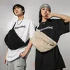 Bolso Nuevo de Pana para Mujer, Bolso Cruzado Simple Estilo Deportivo, Bolso de Hombro de Color Sólido Gran Capacidad, Bolso de Pecho para Hombre