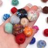 Bolas de Peluche Navideñas, Bolas de Hilo Rectas Tejidas, Accesorios DIY, Accesorios para el Cabello, Materiales para Ropa, Bolas de Hilo Estilo Coreano