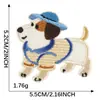 Dibujo Animado Autoadhesivo Mini Lindo Perrito DIY Accesorios de Ropa Decoración Funda de Teléfono Taza de Agua Parche Parche de Tela Bordado
