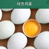 Huevos de cáscara verde de Henan Nanyang, envío directo 20/40 huevos, cada uno de unos 40 g, alimentados con grano, huevos de ave frescos todo el año