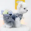 PETCIRCLE Ropa para Mascotas para Perros Pequeños y Cachorros, Linda Falda Tutú de Malla Multicapa, Vestido de Gala Real