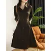 Vestido Cortavientos para Mujer 2026 Primavera y Otoño Nuevo Moda Retro Estilo Commuter Ceñido a la Cintura Adelgazante Elegante Abrigo de Longitud Media