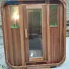 Fábrica de Foshan venda quente vaporizador de suor externo fogão de sauna Harvia sala de sauna para 4~6 pessoas cedro vermelho