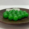 Bashan verde verde verde contas jade um contas soltas diy pulseira de contas feita à mão colar acessórios materiais pacote lote a granel