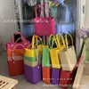 Acessórios Fofos Férias de Verão Bolsa com Furos Bolsa de Ombro em EVA Mini Bolsa de Praia de Gelatina DIY Bolsa de Mão