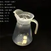 Botella de agua fría transparente con juego de vasos, botella de agua fría de gran capacidad, jarra para jugo con asa RS-200847