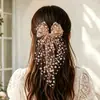 Bestseller transfronterizo lirio del valle pinza de cocodrilo lazo de malla dulce pinza para el pelo tamaño grande accesorio para el pelo de niñas pinza para el pelo de niños