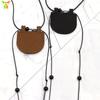 Bolso de collar de media luna de gamuza más vendido tendencia de moda colgante para colgar en el cuello ropa de compras colgante de forma cóncava bolso de media luna
