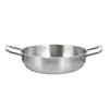 Olla Popular de Fideos Instantáneos Estilo Coreano Acero Inoxidable Engrosado Olla Caliente Seca de Mariscos Múltiples Tamaños Pequeña Comercial Fuente de Olla Caliente Fabricante Mayorista