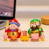 Departamento de Buda Adorados Pequeños Adornos Dios de la Riqueza de Cinco Vías Pequeños Inmortales Decoraciones de Oficina Trabajadores Descompresión Pequeños Regalos