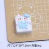 Gatinho Fofo Mahjong da Sorte Desenho Animado Artesanal DIY Joias Cola de Creme Resina Pequenos Acessórios Furo Fivela de Sapato Material
