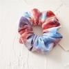 Otoño Tie-Dye Terciopelo Anillo para el Cabello Intestino Grueso Streamer Transfronterizo Amazon Más Vendido Elástico Venta al por Mayor Cuidado del Cabello Esponjoso