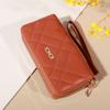 Nuevo Bolso de Mano Clutch para Mujer Moda Fresca Gran Capacidad Billetera para Mujer Explosiva Transfronteriza Monedero Móvil
