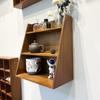 Estante de Almacenamiento de Escritorio Montado en la Pared Estante de Madera para Perfumes y Cosméticos para Tocador Estante para Tazas de Mesa de Escritorio Estilo Nuevo Chino