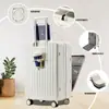 Maleta Multifuncional de Apertura Frontal, Maleta con Ruedas y Marco de Aluminio OEM, Maleta de Viaje para Actividades, Maleta con Cerradura de Contraseña, Maleta de Mano de 20 pulgadas