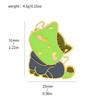 Broche de serie de gatos de dibujos animados lindos personalidad divertido Halloween creativo fantasma calabaza gatito accesorios para bolso