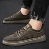 Zapatos de chef para hombre de otoño, zapatillas, zapatos casuales de cuero, zapatos de trabajo negros para hombre, zapatos de cocina