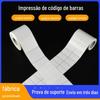 Papel Adesivo Personalizado para Etiquetas, Etiquetas Adesivas com Código de Barras para Estação de Catering e Armazenamento, Etiquetas de Papel Couché