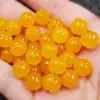 Contas Soltas de Jade Otimizado Contas de Sementes de Abóbora Jade Huanglong Contas Soltas Contas de Pedra de Rocha de Quartzo Contas de Sementes de Abóbora Amarelo Óleo de Galinha Contas Soltas Acessórios