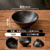 Vajilla de Imitación Porcelana de Melamina Commercial Bol para Salsa de Dip para Hot Pot Plato para Vinagre Bol para Arroz Negro Bol para Sopa Bol para Fideos de Arroz