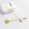 Broche de pino de uma palavra outono e inverno 74mm a 77mm broche de arrasto redondo ajuste fino anti-luz adequado para produção de acessórios de vestuário