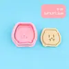Moldes de carimbo para biscoitos da série Urso DIY com várias formas e padrões, ferramentas de panificação com design de relevo 3D simulado