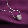 Pulsera de cuentas con transferencia de noria para mujer, de plata de ley, combinable con todo, con nicho de plata, joyería ligera de lujo, joyería de alta gama al por mayor.