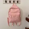 Nova mochila estilo ins japonês estilo faculdade para mulheres, design de céu estrelado estilo coreano, fresca e doce, fofa para meninas delicadas, mochila de viagem