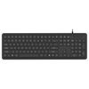 Teclado de Escritório com Fio Pengbai K6 com Teclas Chocolate em Gota d'Água, Teclado Silencioso para Negócios Adequado para Computadores Huawei e Lenovo