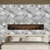 Papel de parede geométrico em relevo tridimensional 3D PVC parede de fundo retardante de chamas adesivos de parede autoadesivos cozinha papel de parede de alto valor de cor