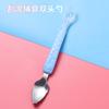 Cuchara para puré para bebé cuchara para puré de doble cabeza cuchara para suplemento alimenticio para comer puré de fruta raspador para puré de manzana para bebé herramienta para suplemento alimenticio