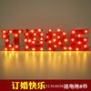 Accesorios de Ambiente para Cabello Lacio de Fábrica Palabras Luminosas Feliz Cumpleaños Lámpara Estilo Decoración Fiesta Navideña Regalo Arreglo de Propuesta