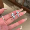 Brincos de Pétala de Zircônia, Modernos, Elegantes, Delicados, Luxuosos, de Alta Qualidade, Versáteis para o Dia a Dia, Brincos Personalizados e Requintados para Mulheres