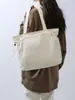 Bolsa de tela de nailon impermeable de gran capacidad para el trabajo, bandolera para el commute, bolso de mano para estudiante, bolsa de lona, bolsa de yoga