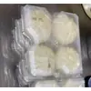 Caja Pegajosa Transparente Desechable para Bollos de Frijol, Caja de Empaque Verde para Dumplings, Caja de Empaque de Dibujos Animados para Bollos al Vapor, Papel de Aluminio de Marca Nacional