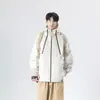 Ootd Chaqueta de una sola capa para exteriores para hombres y mujeres, Primavera y Otoño, Holgada, Cortavientos e Impermeable, Ropa de Montañismo para Parejas, Estilo de Montaña Moderno