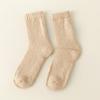Calcetines de lana para hombre, calcetines de invierno gruesos con forro polar hasta media pantorrilla, calcetines de toalla cálidos de invierno, calcetines de rizo de cachemira para hombre