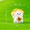 Micro-Paisagem Criativa Capa de Chuva Cachorrinho Animal Caixa Cega Acessórios de Decoração Escritório Mesa Mini Ornamentos Atacado