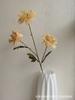 3 Cabeças de Flor de Gardênia para Decoração de Corredor de Casamento, Materiais para Arranjo Floral, Decoração de Casa e Hotel, Flores de Seda Atacado, Plantas Verdes para Decoração de Casamento
