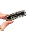 Pinza para el Cabello de Zirconia Estilo Retro Otoño e Invierno, Pinza Exquisita y de Alta Gama para Flequillo Lateral, Accesorio Versátil para el Cabello Diario