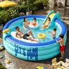 Nueva piscina inflable de verano para niños, piscina ampliada y engrosada para adultos al aire libre, piscina de juegos para niños, directo de fábrica