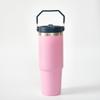 Vaso deportivo de agua de acero inoxidable 304 de gran capacidad transfronterizo, vaso para hielo portátil para exteriores, alto valor de color, taza de café, vaso acompañante