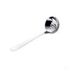 Acero inoxidable 304 olla caliente cuchara para sopa embudo para sopa hotel restaurante cuchara pública cuchara para platos domésticos cuchara plana grande cuchara de lengua fuga