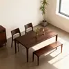 Mesa de Té para Balcón Estilo Song con Ensambles de Caja y Espiga, Mesa de Té de Alta Gama para Sala de Estar, Mesa de Té para Balcón de Apartamento Pequeño, Mesa de Té para Oficina