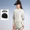 Traje de baño dividido para mujer, nuevo, conservador, explosivo, de manga larga, protector solar, especial para piscina, ajustado, que cubre el vientre.