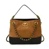 Bolso tote de cadena con patrón de rombos estilo Chanel pequeño para mujer 2026 nuevo bolso de mano de alta gama bolso de hombro único cruzado