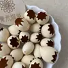 Cáscara de Fruta de Palo de Hierro Encaje de Huevo de Fénix Kit de Materiales Hechos a Mano DIY Colgante de Campana de Manivela Accesorios Autodiseñados